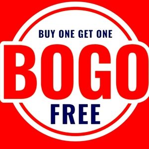 Buy 1 get 1 FREE Sale!